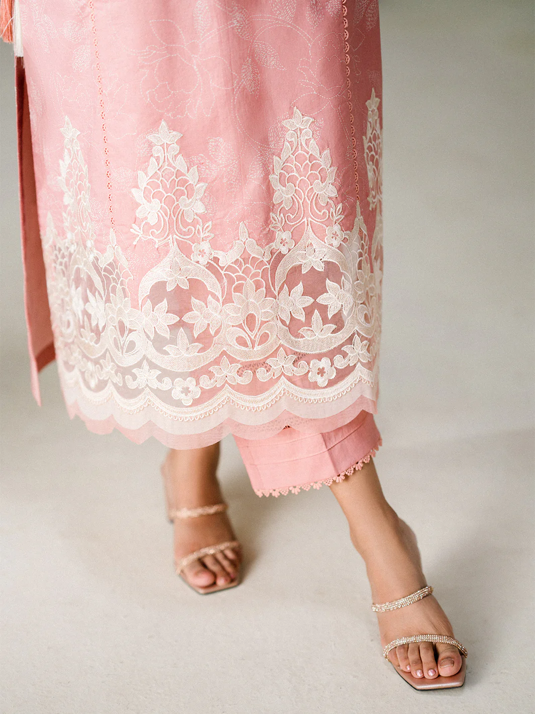 Faiza Faisal - Blush Horizon 3PC Unstitched Printed Lawn Suit