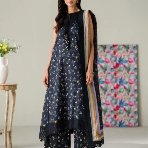 Faiza Faisal – Twilight Charm 3PC Unstitched Printed Lawn Suit