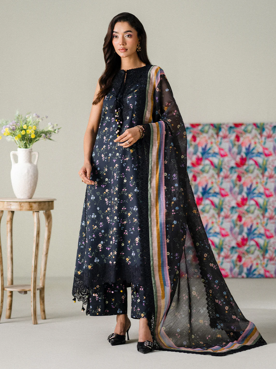 Faiza Faisal - Twilight Charm 3PC Unstitched Printed Lawn Suit