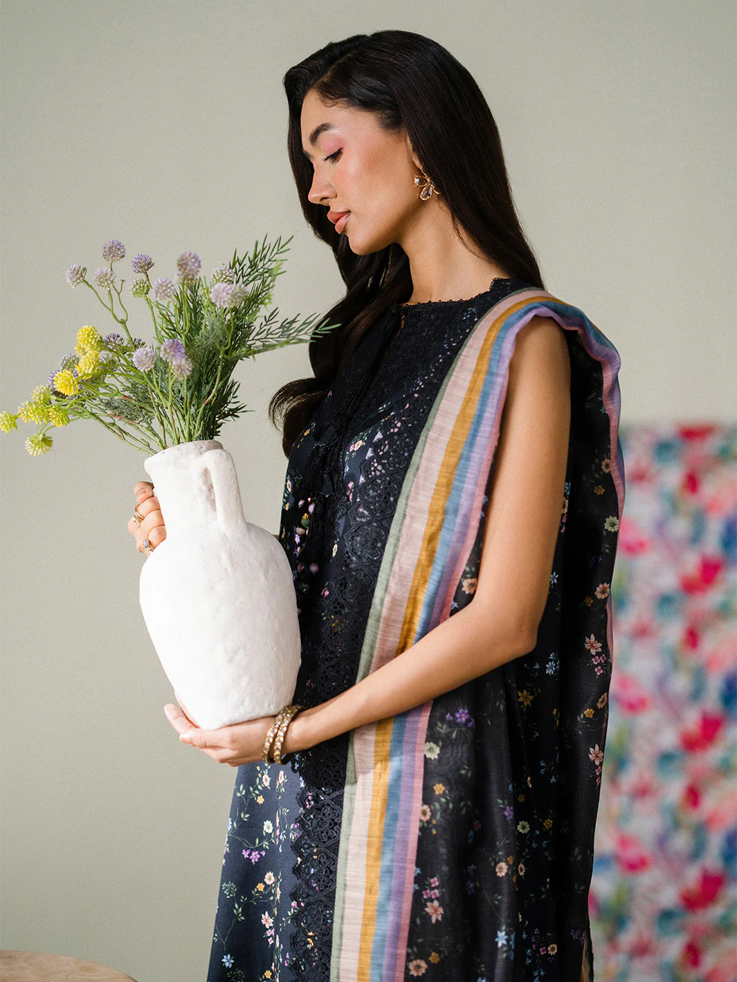 Faiza Faisal - Twilight Charm 3PC Unstitched Printed Lawn Suit