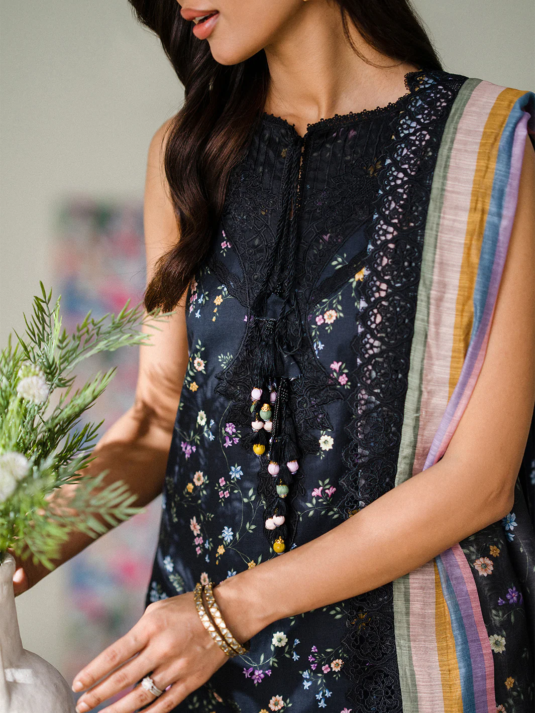 Faiza Faisal - Twilight Charm 3PC Unstitched Printed Lawn Suit