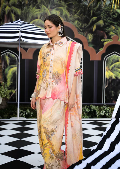 Ayesha Ibrahim - Sunsrise Abeeha 3PC Unstitched Printed Lawn Suit