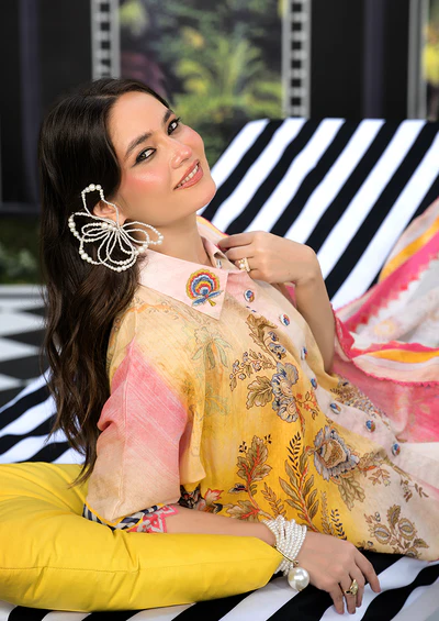 Ayesha Ibrahim - Sunsrise Abeeha 3PC Unstitched Printed Lawn Suit