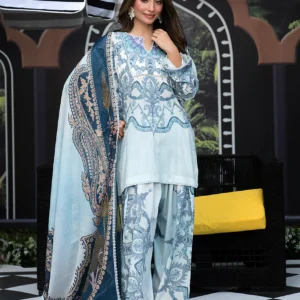 Ayesha Ibrahim – Lime Laila 3PC Unstitched Printed Lawn Suit